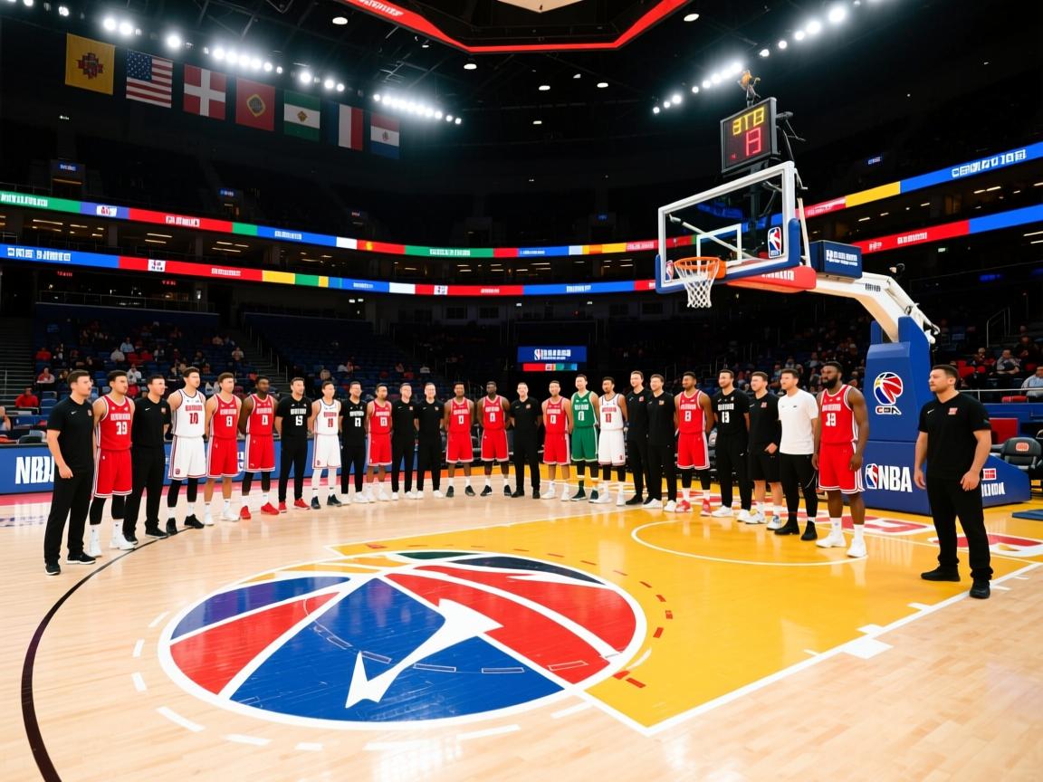 众多国家篮球巨星集结备战,争夺荣耀 第2张