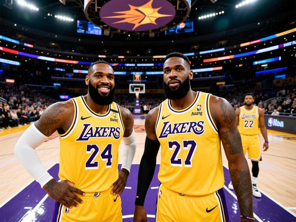 湖人双星领衔逆袭，逼平太阳  第3张